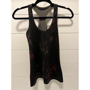 Lululemon Black Orchid Racerback Tank Size 4 No Tag Yoga Athliesure